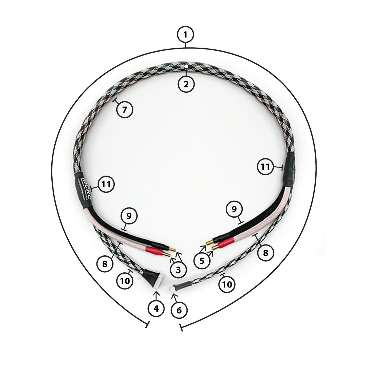 10S MCRC Premium Balance Charging Lead MCRC Racing